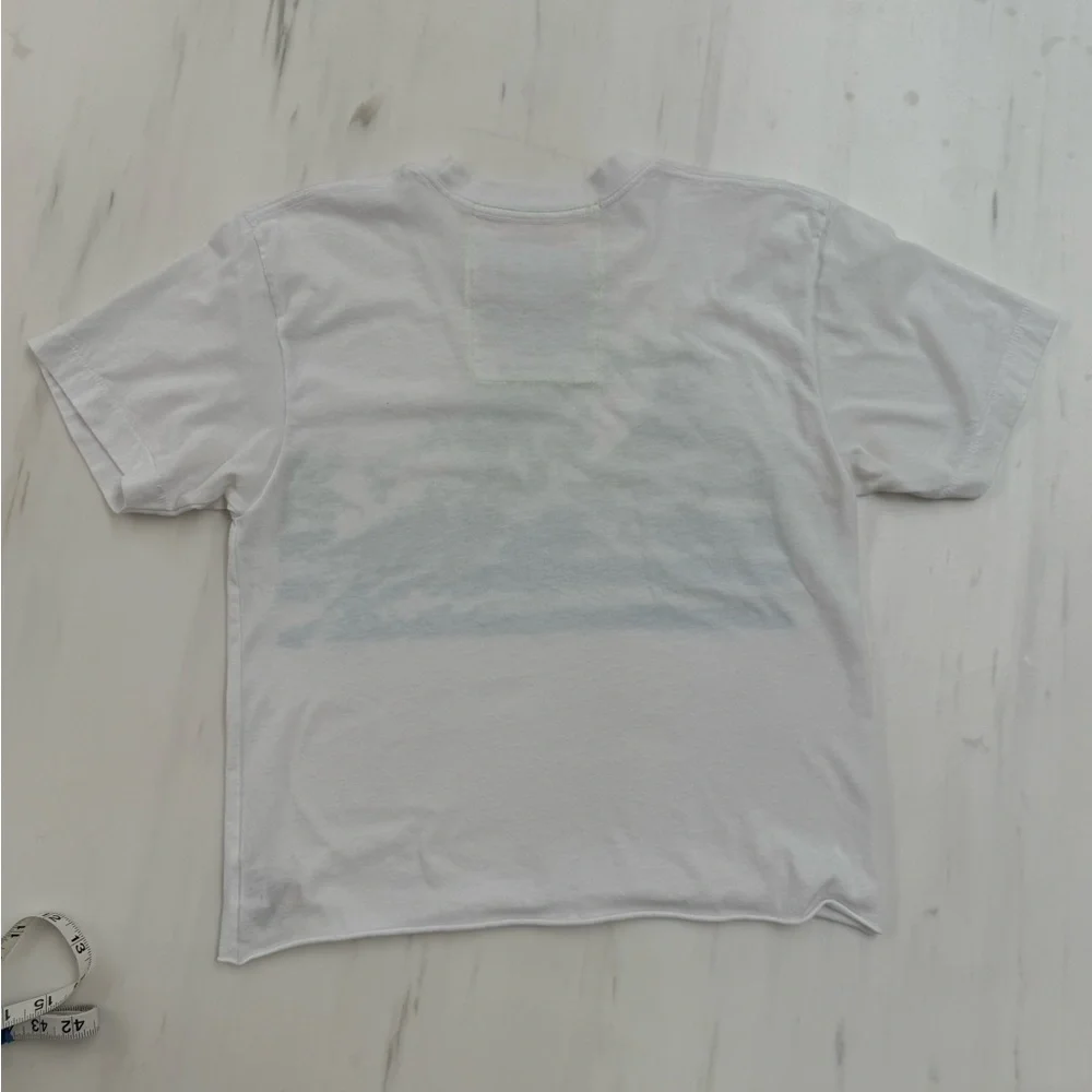Aviator Nation NWOT White Tee with Green Graphic Small - Picture 4 of 5